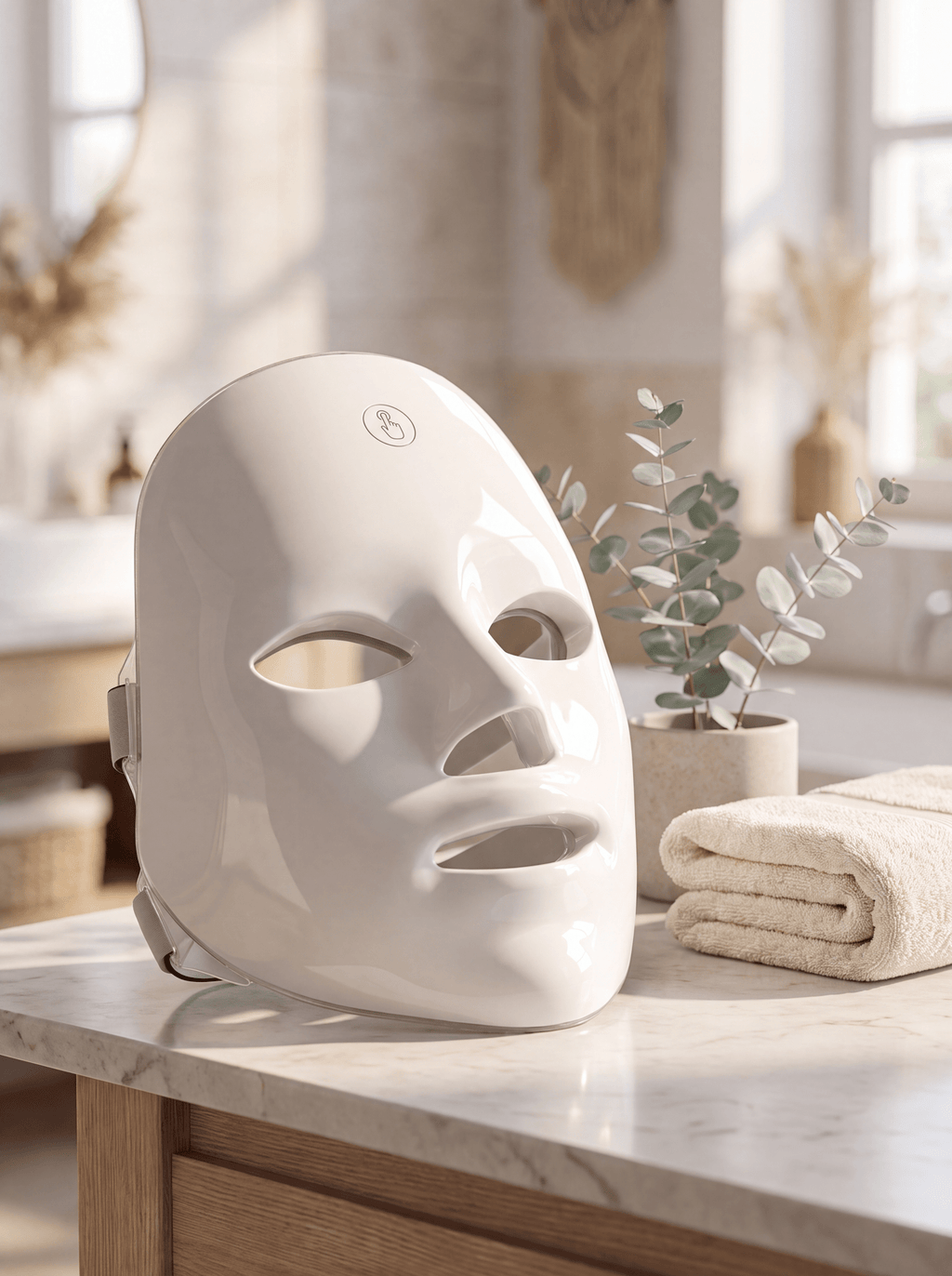 Auraclarify™ LumaGlow LED Light Therapy Face Mask – Anti-Aging & Acne Clearing